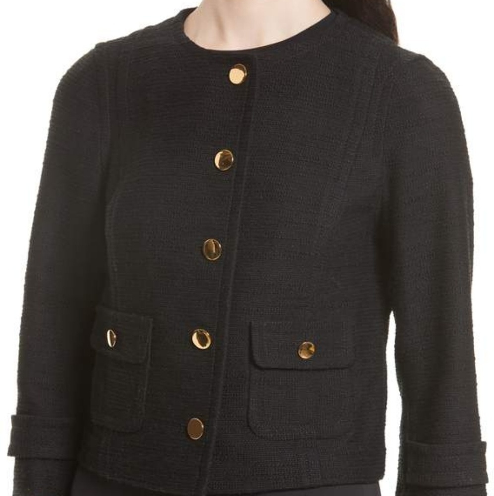 Kate Spade Textured tweed jacket size M